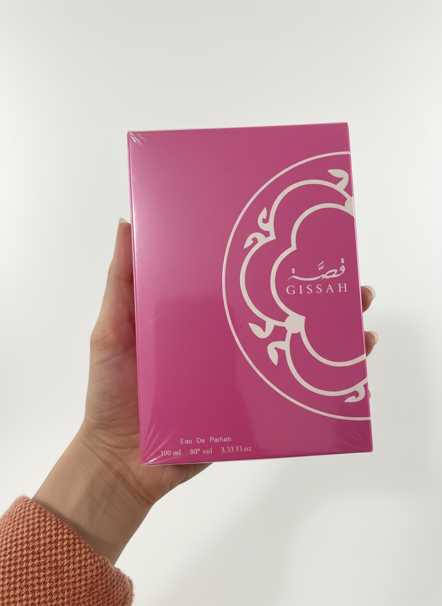 Parfum gissah cacheté