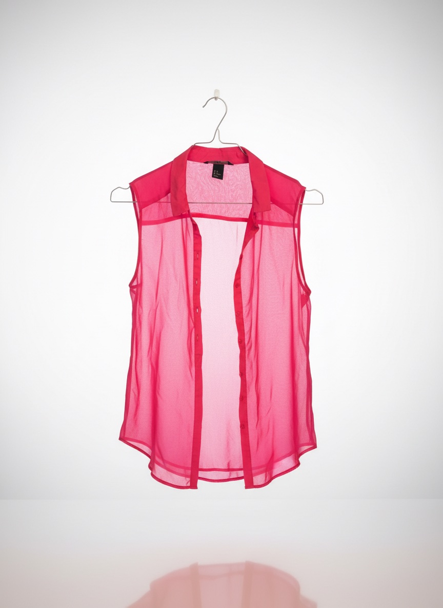 Chemise sans manches fuchsia H&M