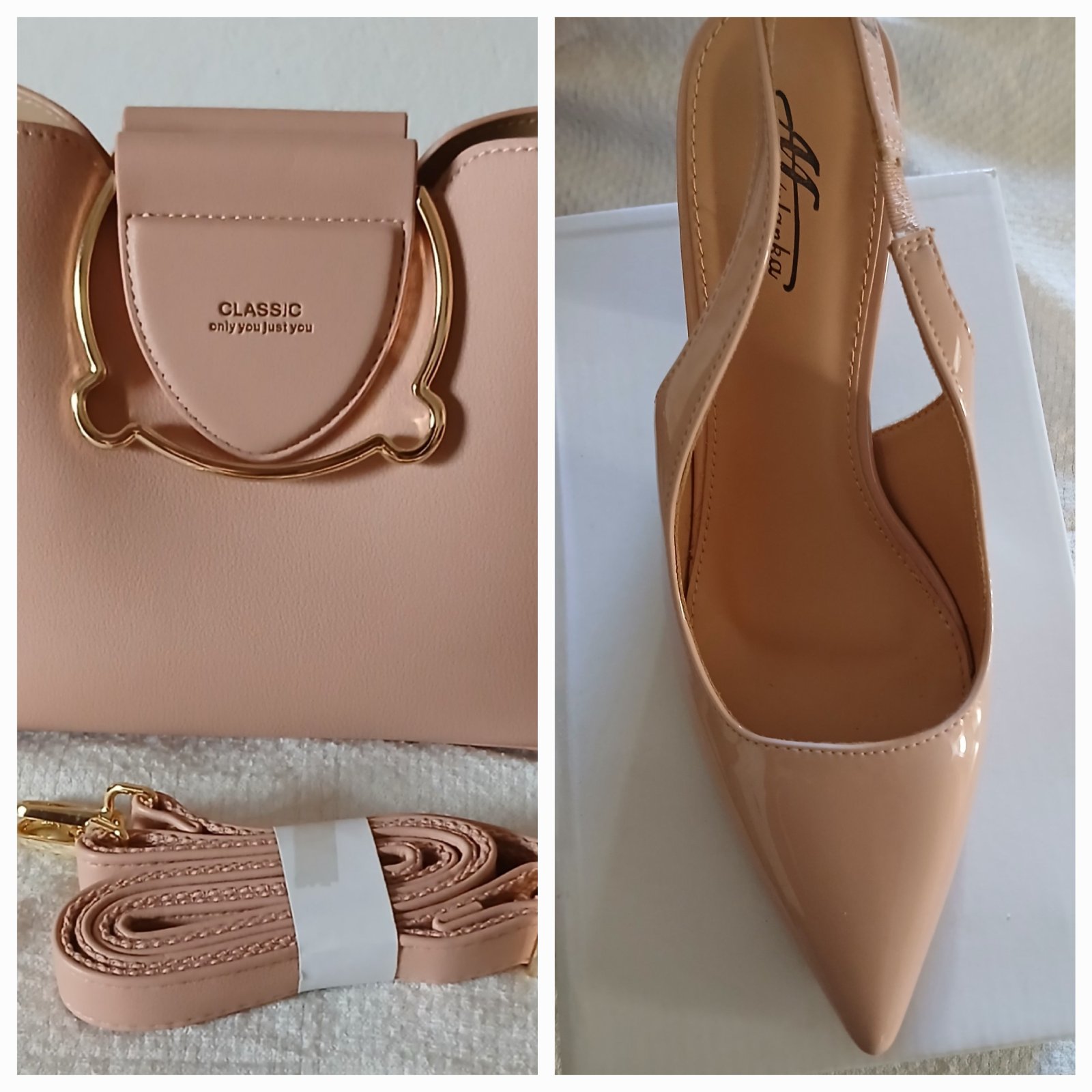 Sac + slingback nude