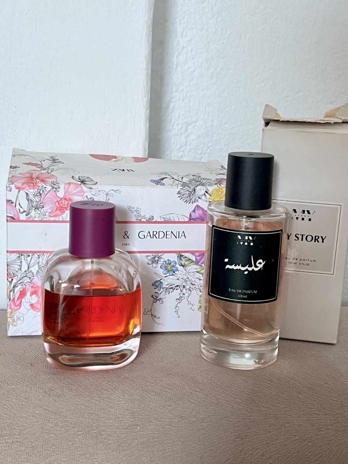 Parfum zara et parfum my story