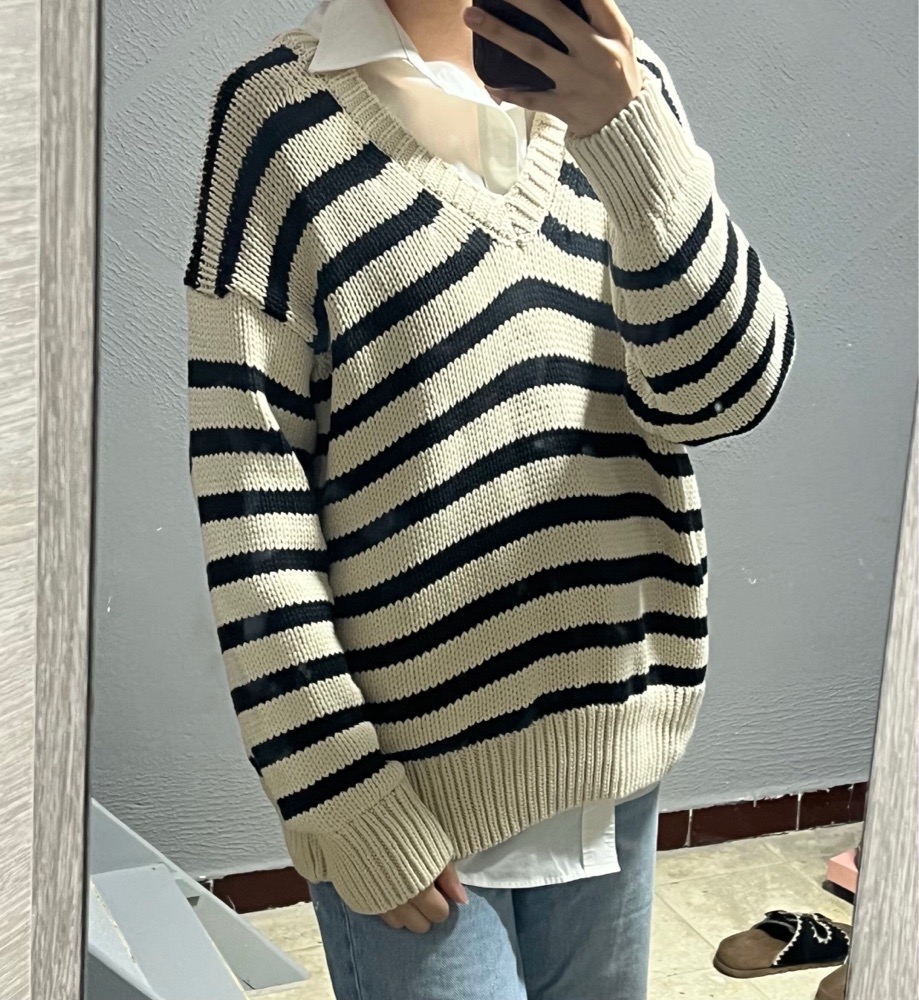 Pull rayé taille L/xL