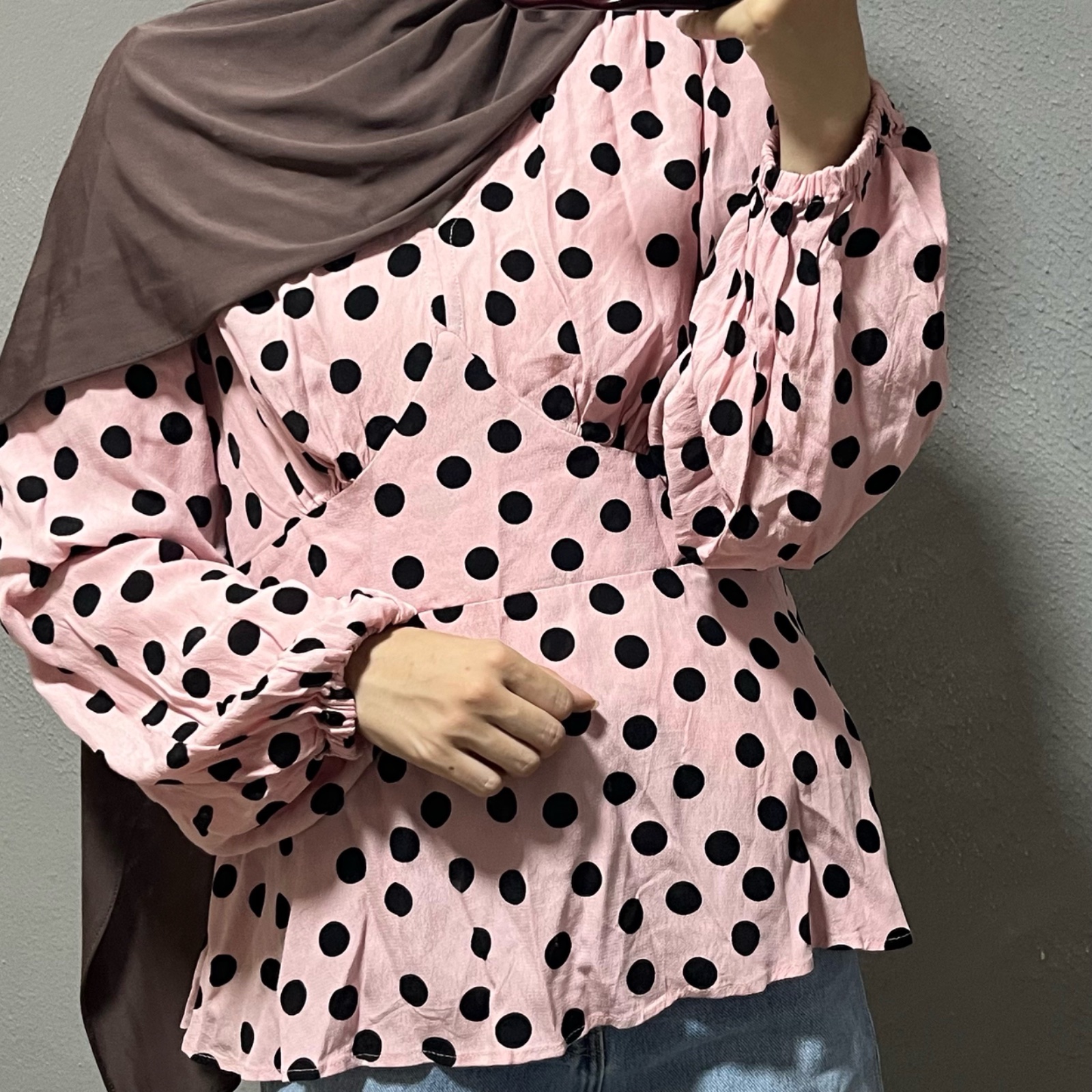 Chemise polka dots