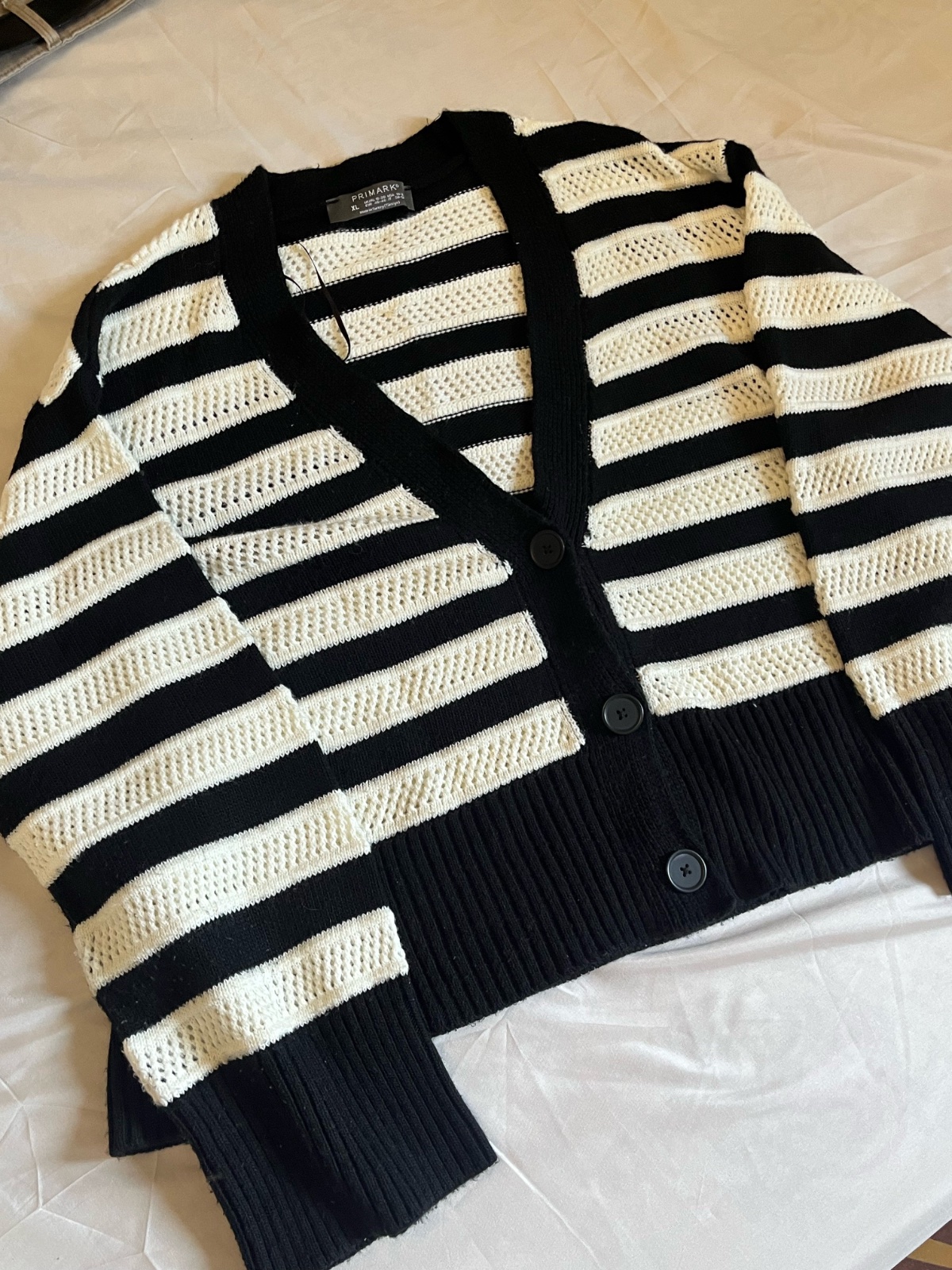 Cardigan rayé