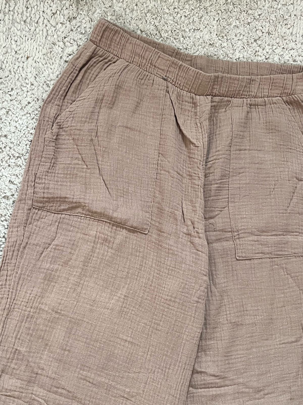 Pantalon large cotton
