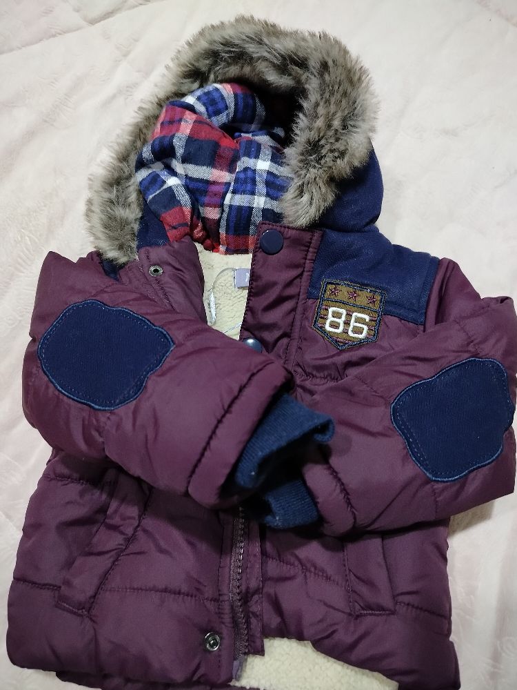 manteau bordeaux pour garçon 6 mois 