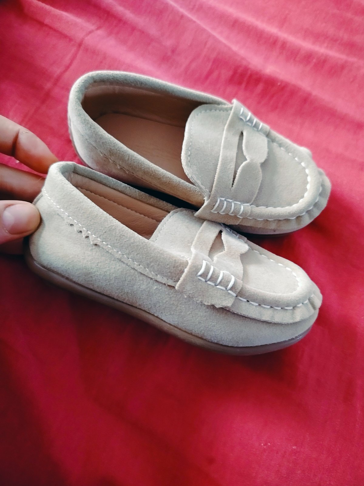 Mocassin beige taille 24 