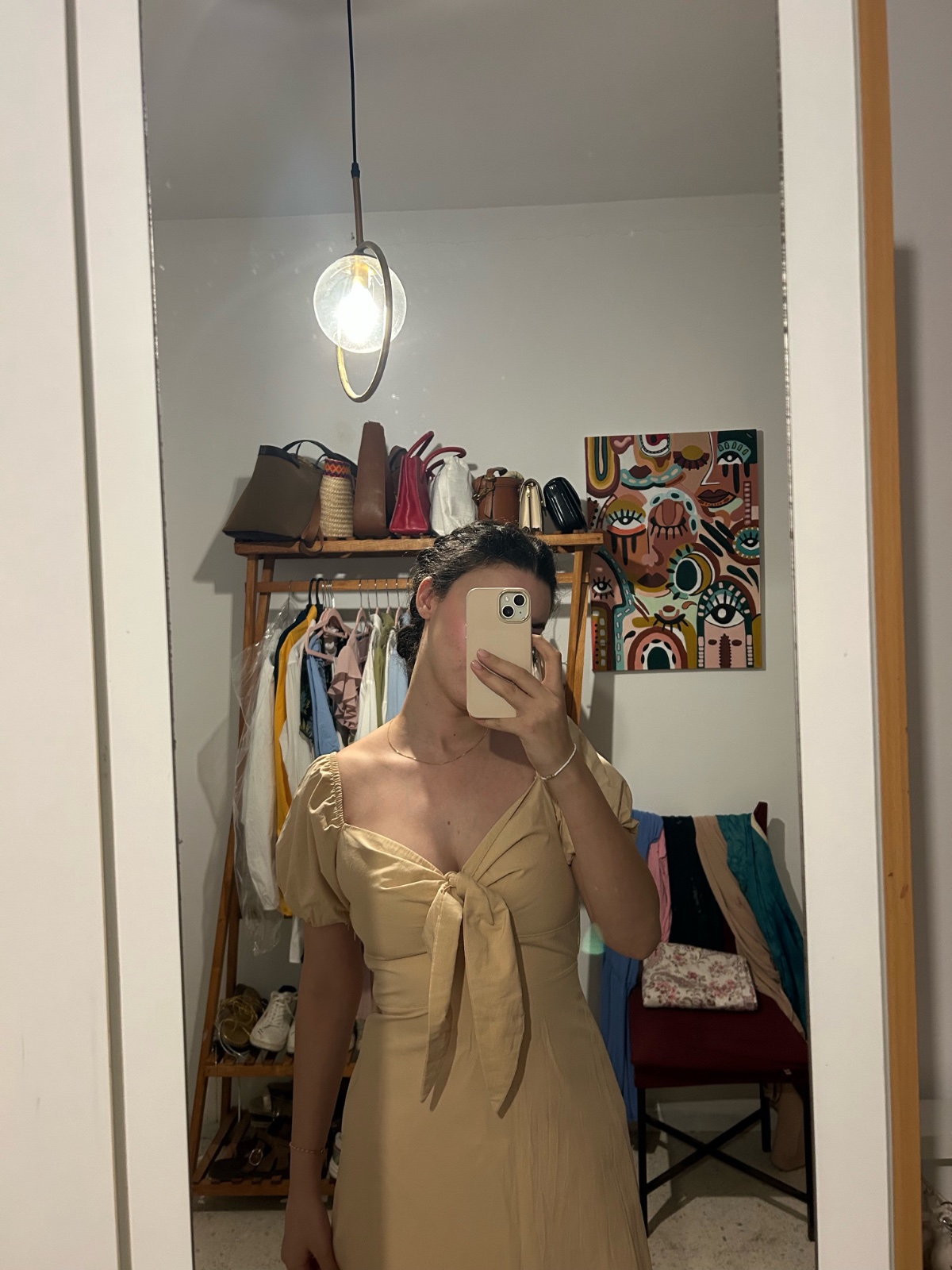 Robe beige 