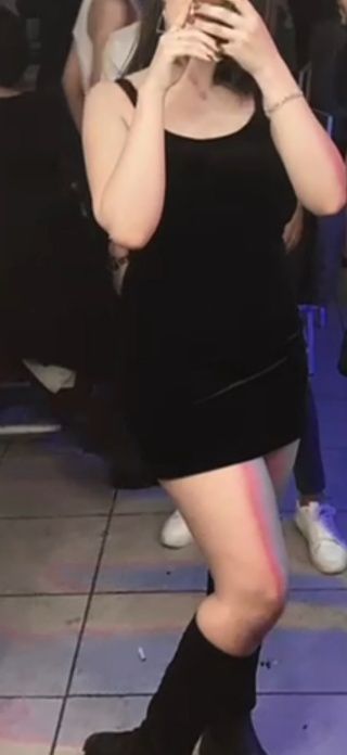 robe noir velour 