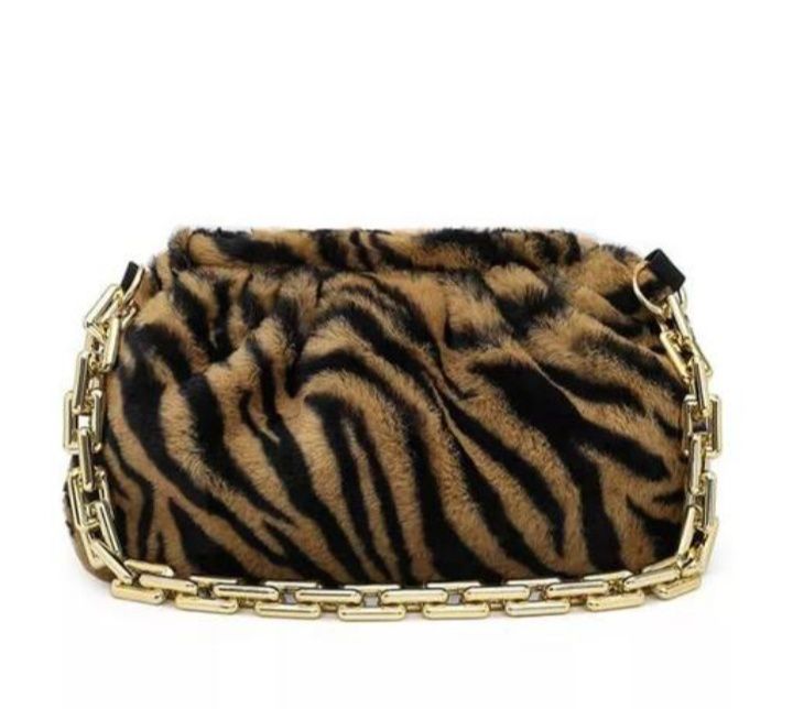 sac à main en peluche motif animal 