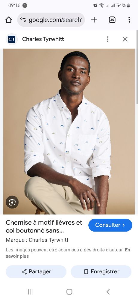 Chemise CHARLES TYRWHITT 