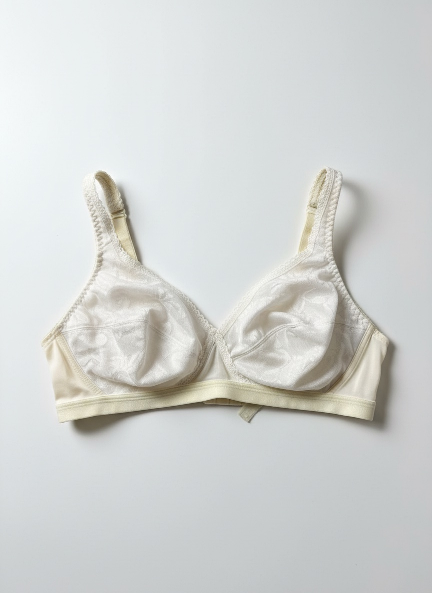 Soutien-gorge blanc en dentelle – Sans armatures