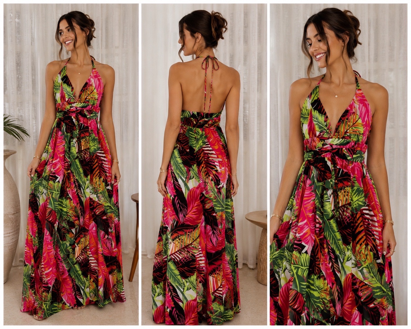 Robe Longue Tropicale