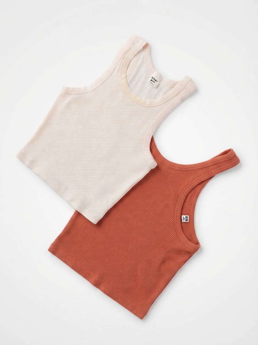 2tops coraille et rose taille 36