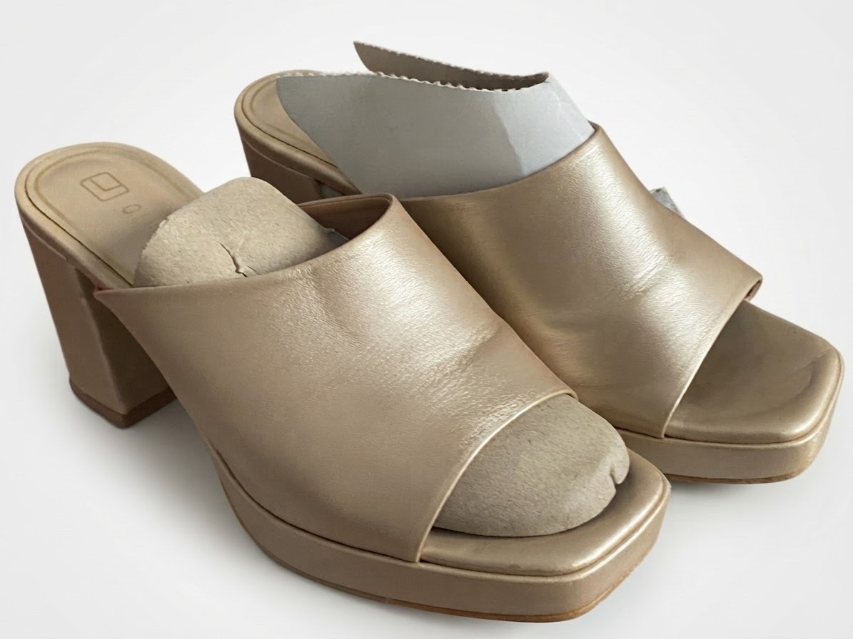 Sabot beige doree pointure 36