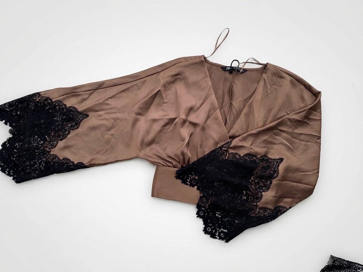 Haut satin zara taille 36 XS