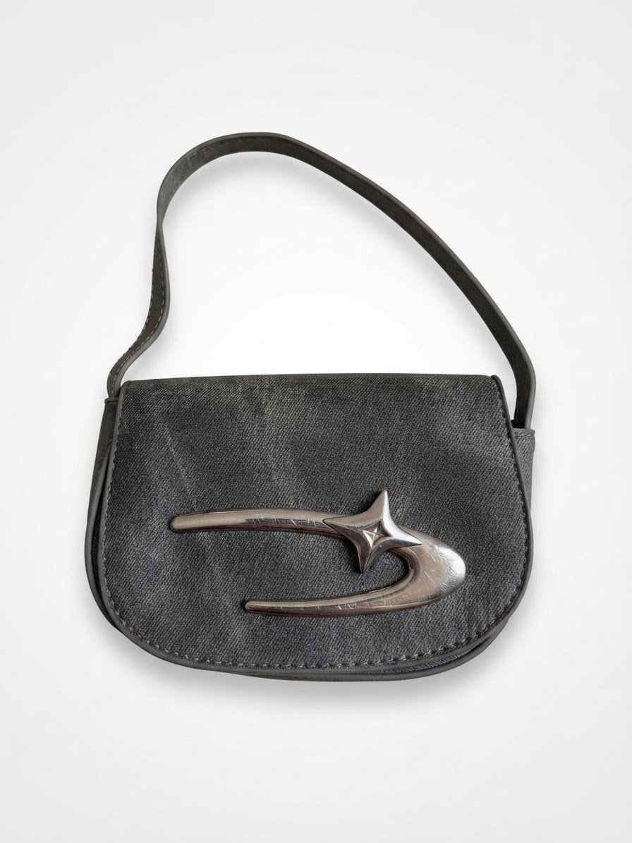 Small gray handbag