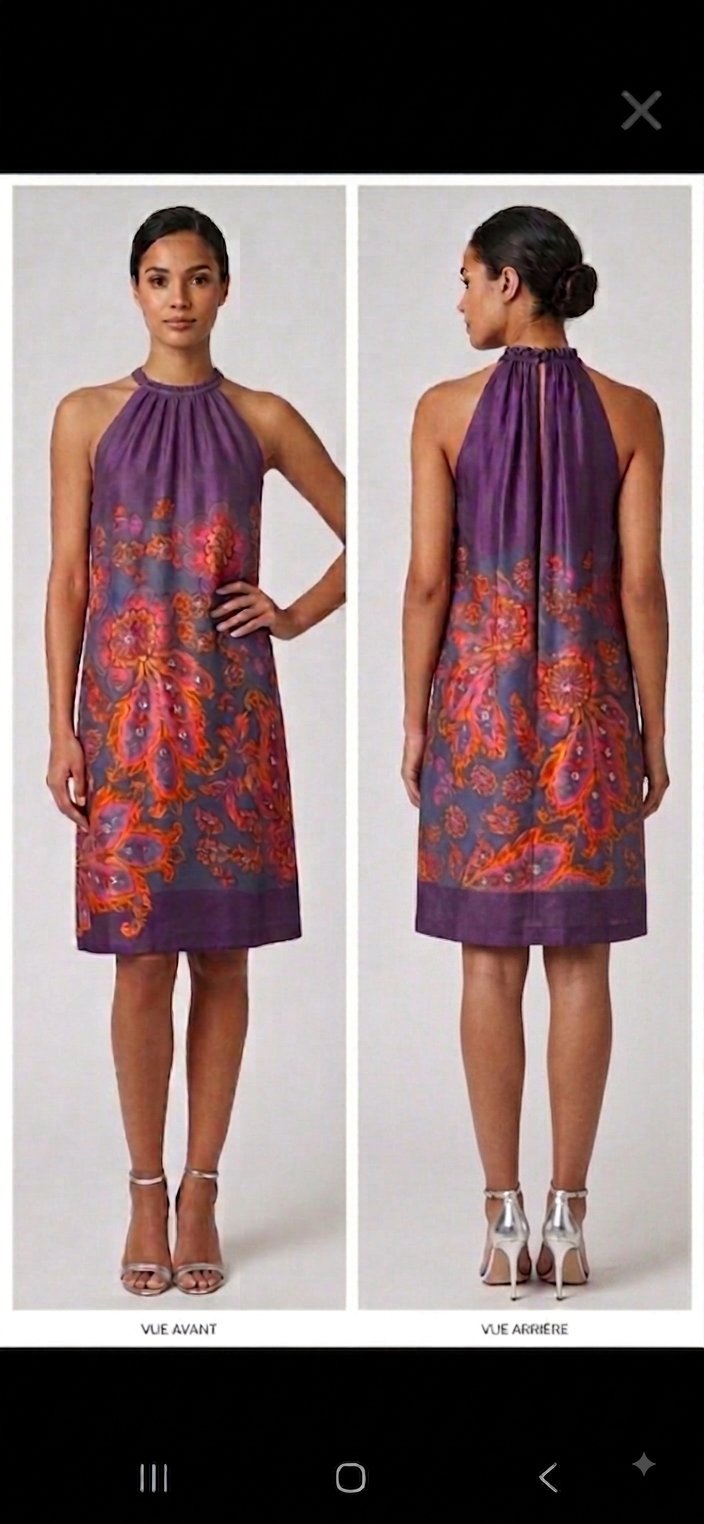 Robe longue imprimé floral