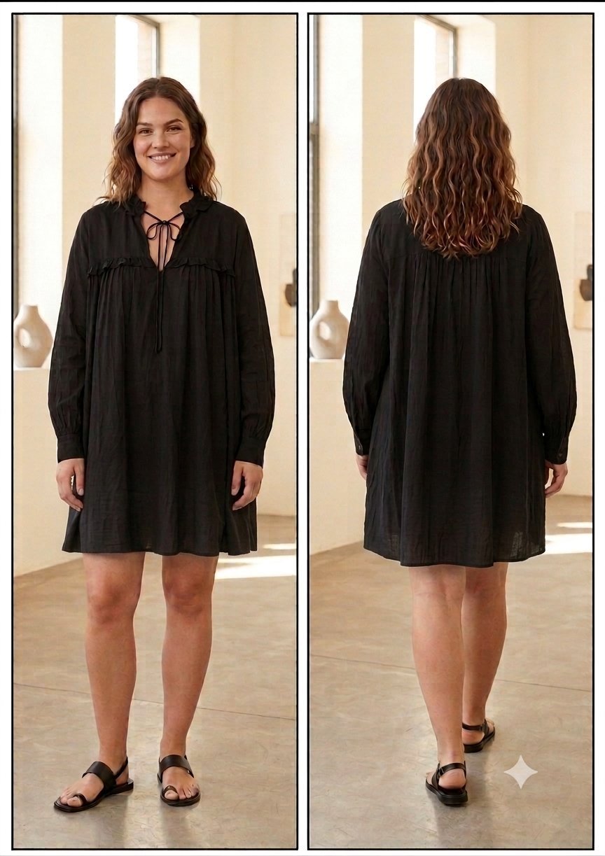 Robe fluide noire