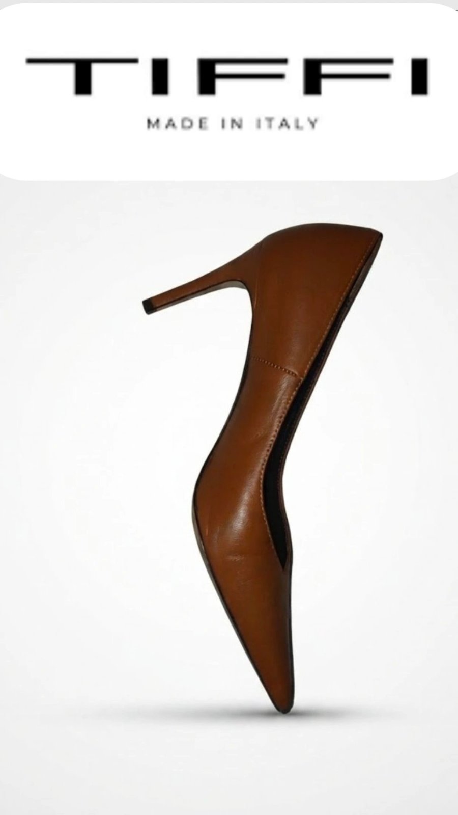 Escarpins TIFI marron vrai cuir