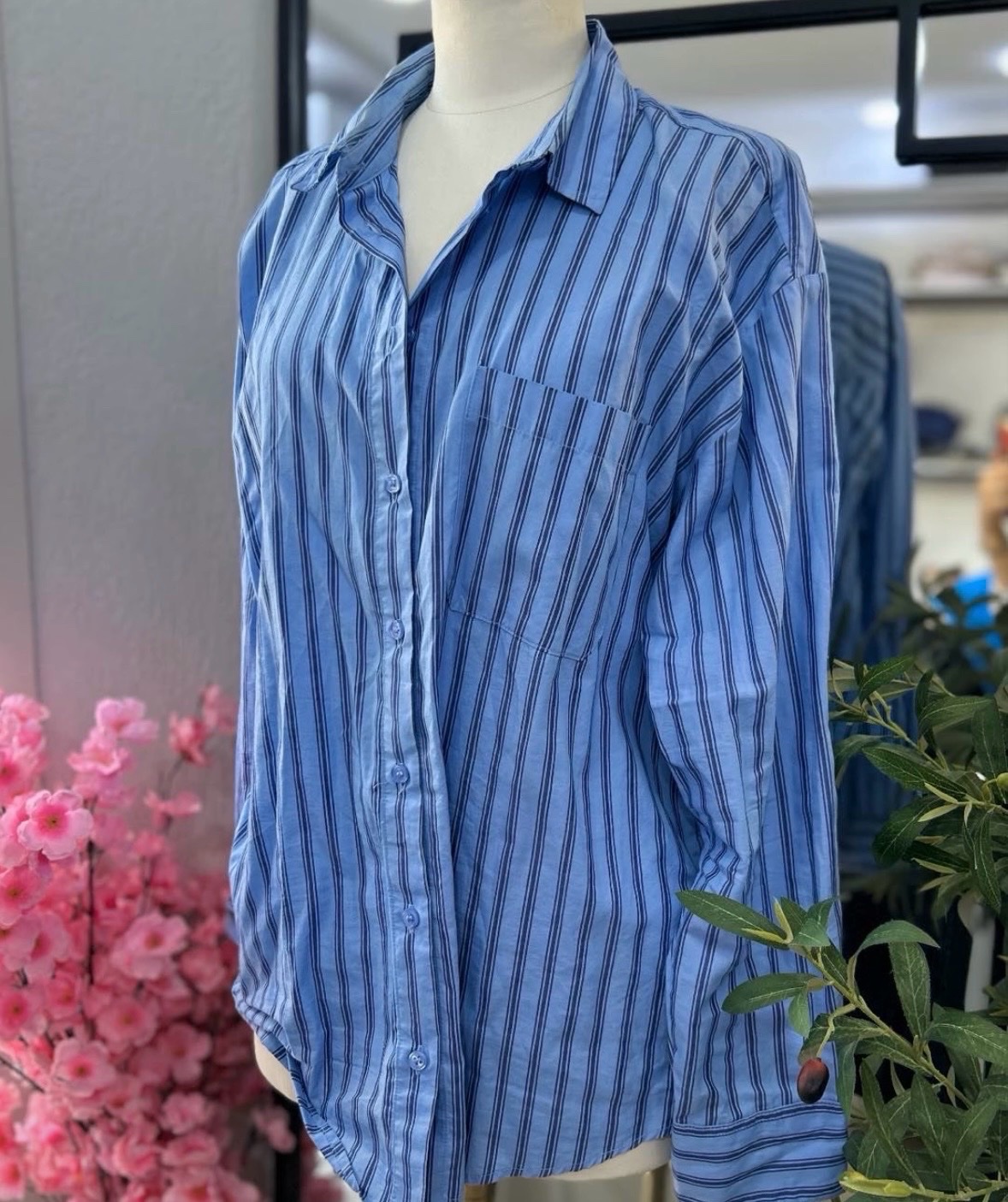Chemise à rayures