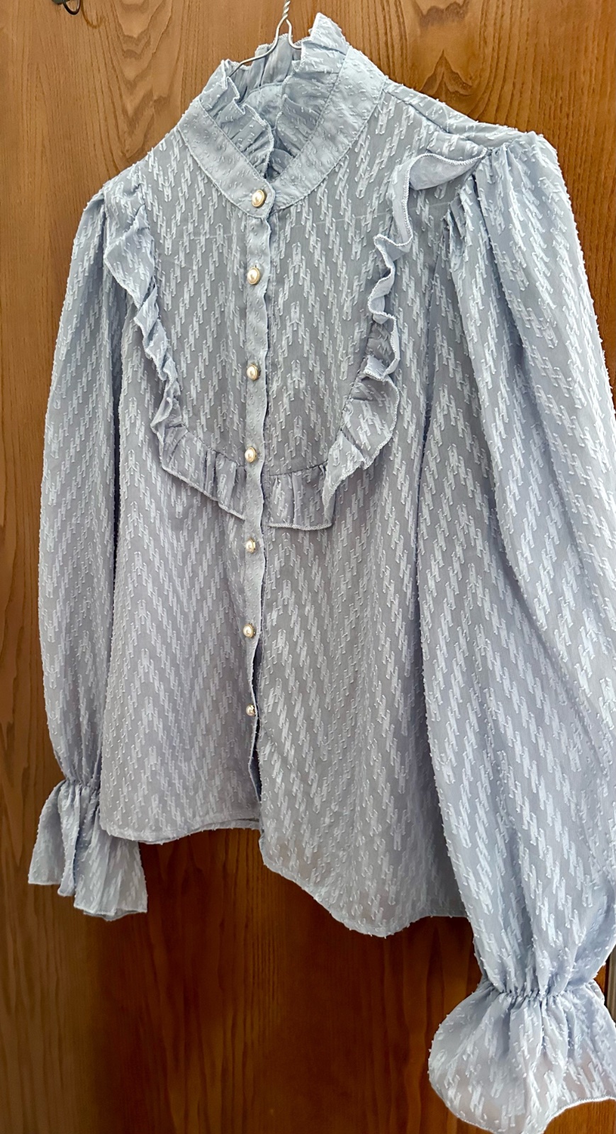 Chemise bleue femme 