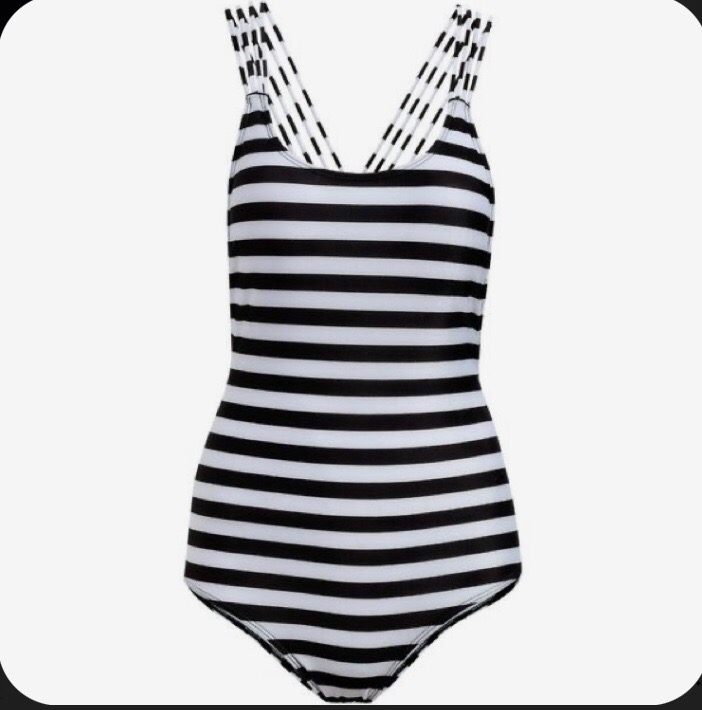 Maillot de bain à rayures