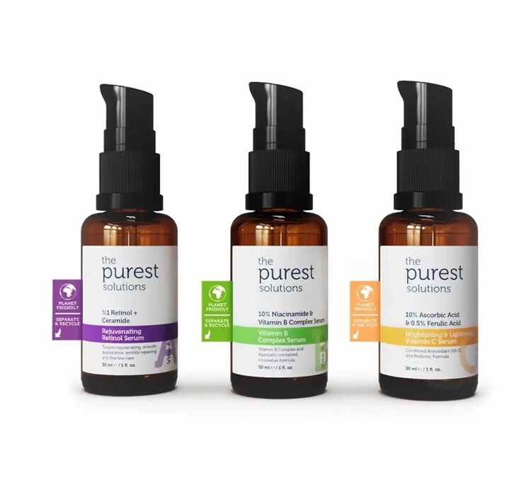 Deux serums (viramine c et retinol)