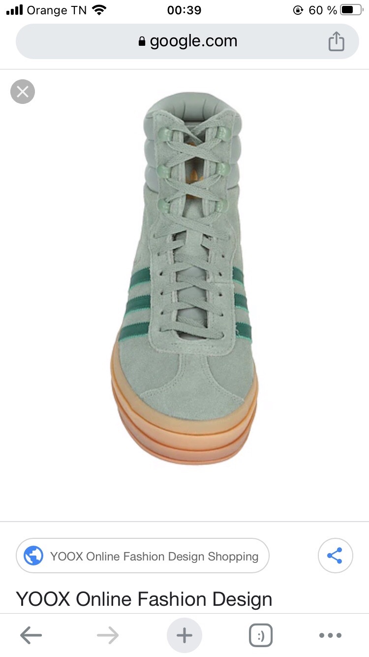 Espadrilles adidas couleur marron