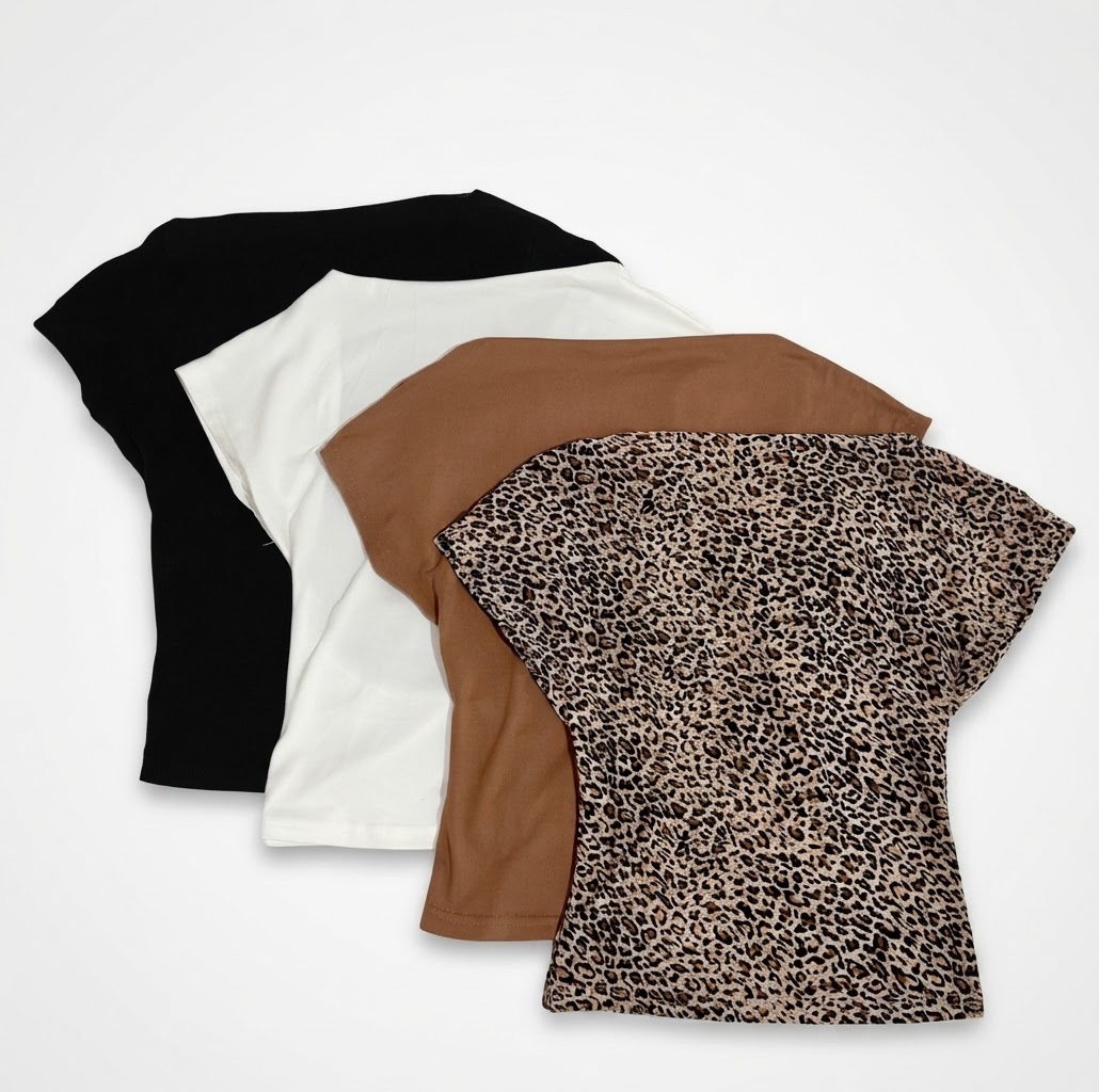 4 tops SHEIN dos nu 