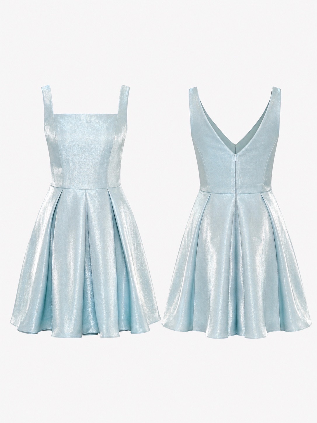 Robe satinée