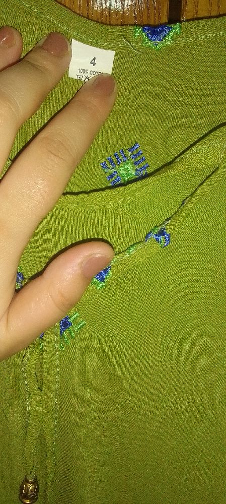 Robe verte kiwi