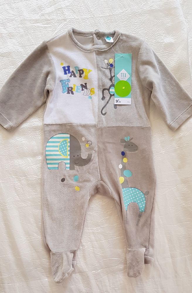 Lot de 2 Grenouillère bébé 