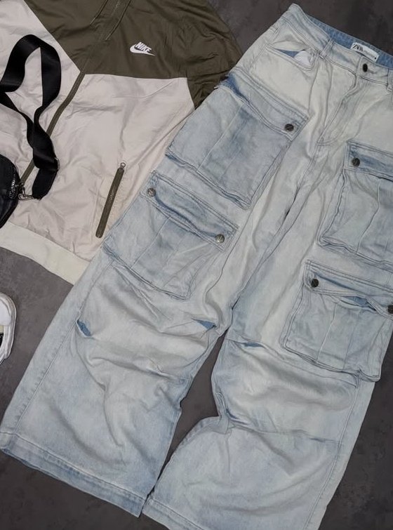 Super baggy Jean bleu