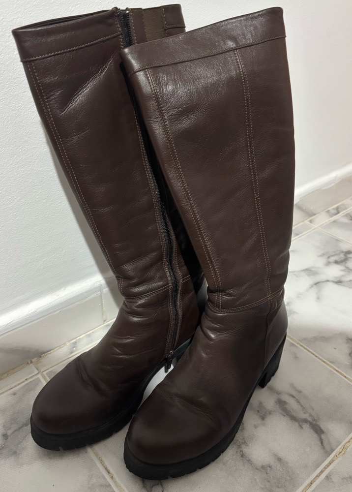 Jolies bottes marron 