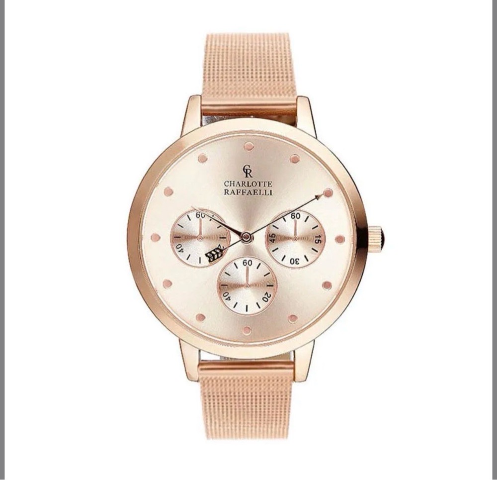 Jolie montre rosée