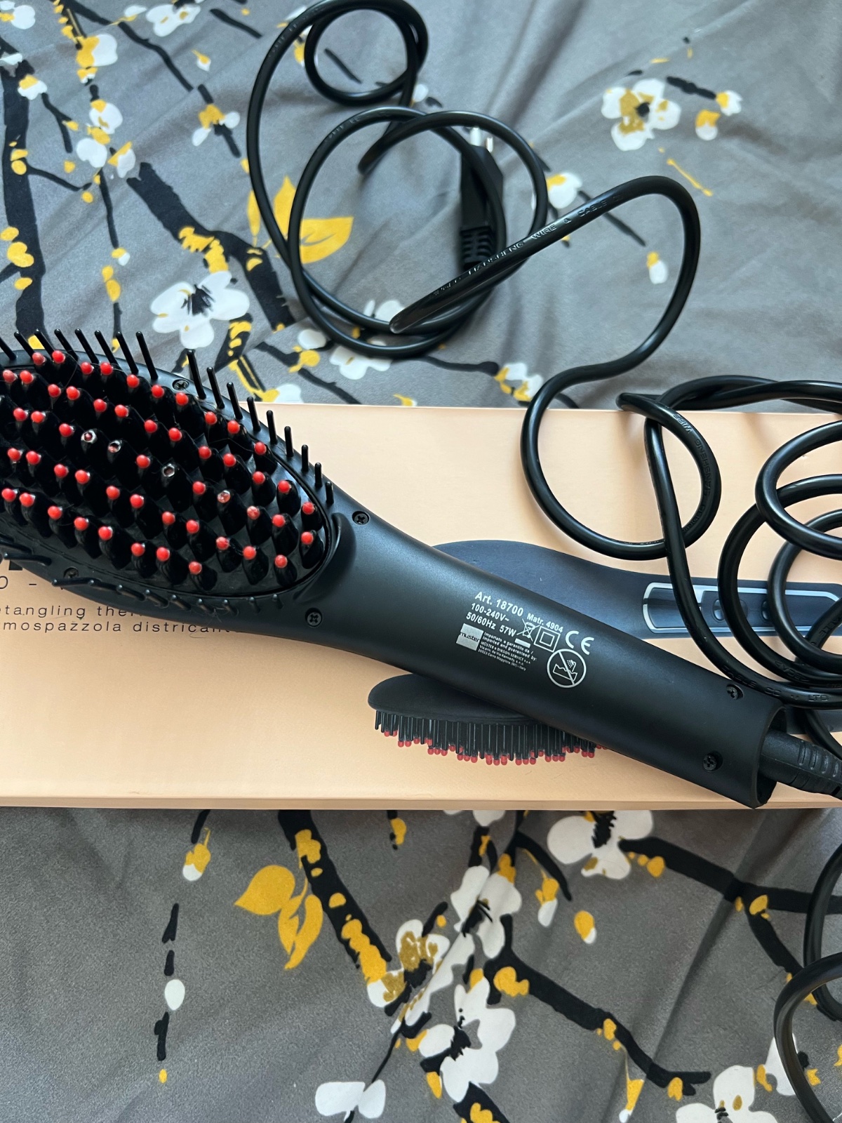 Detangling thermic brush