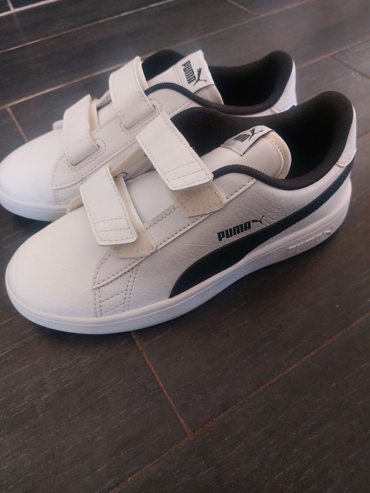 Baskets puma en blanc pointure 35