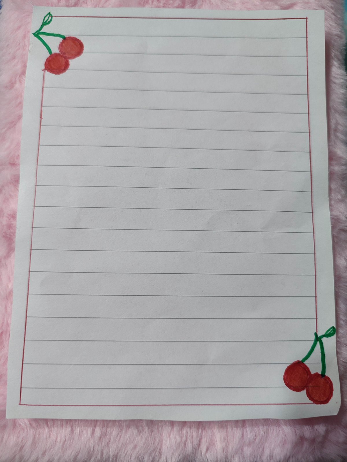 Too pages of notes