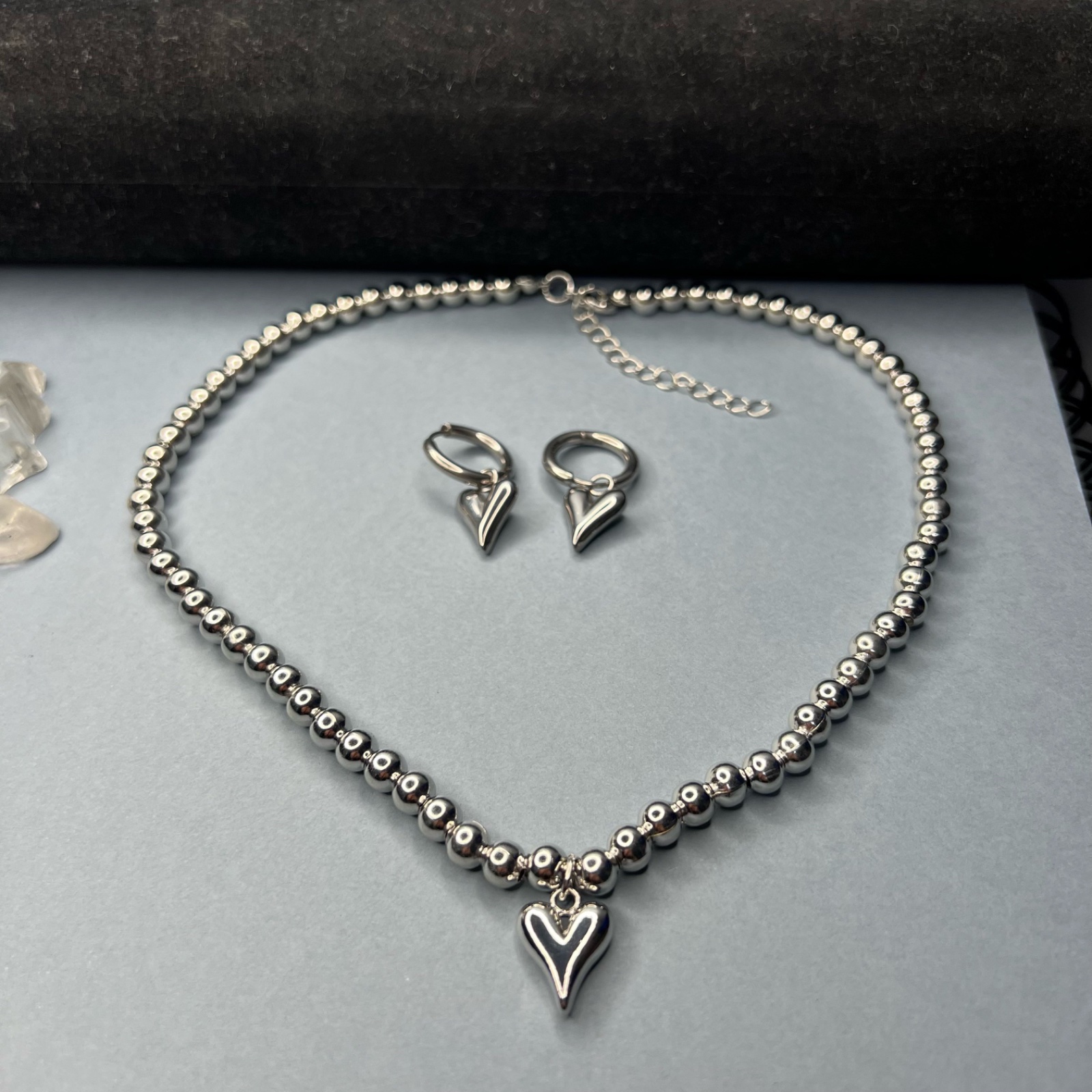 Stainless steel heart set
