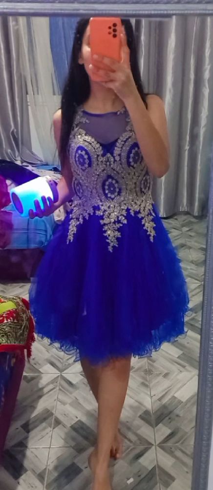 Robe bleu roi