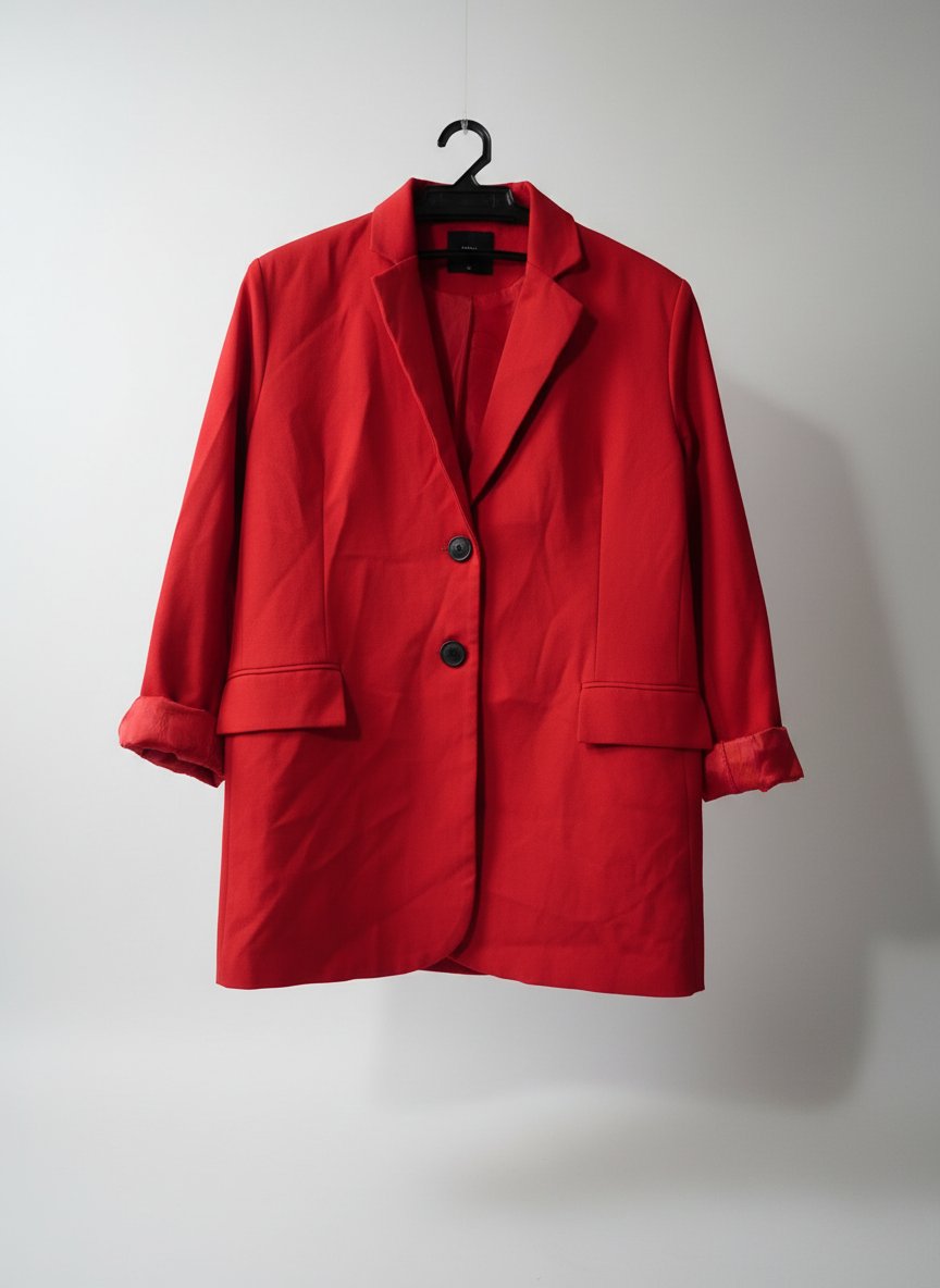 Blazer femme rouge 