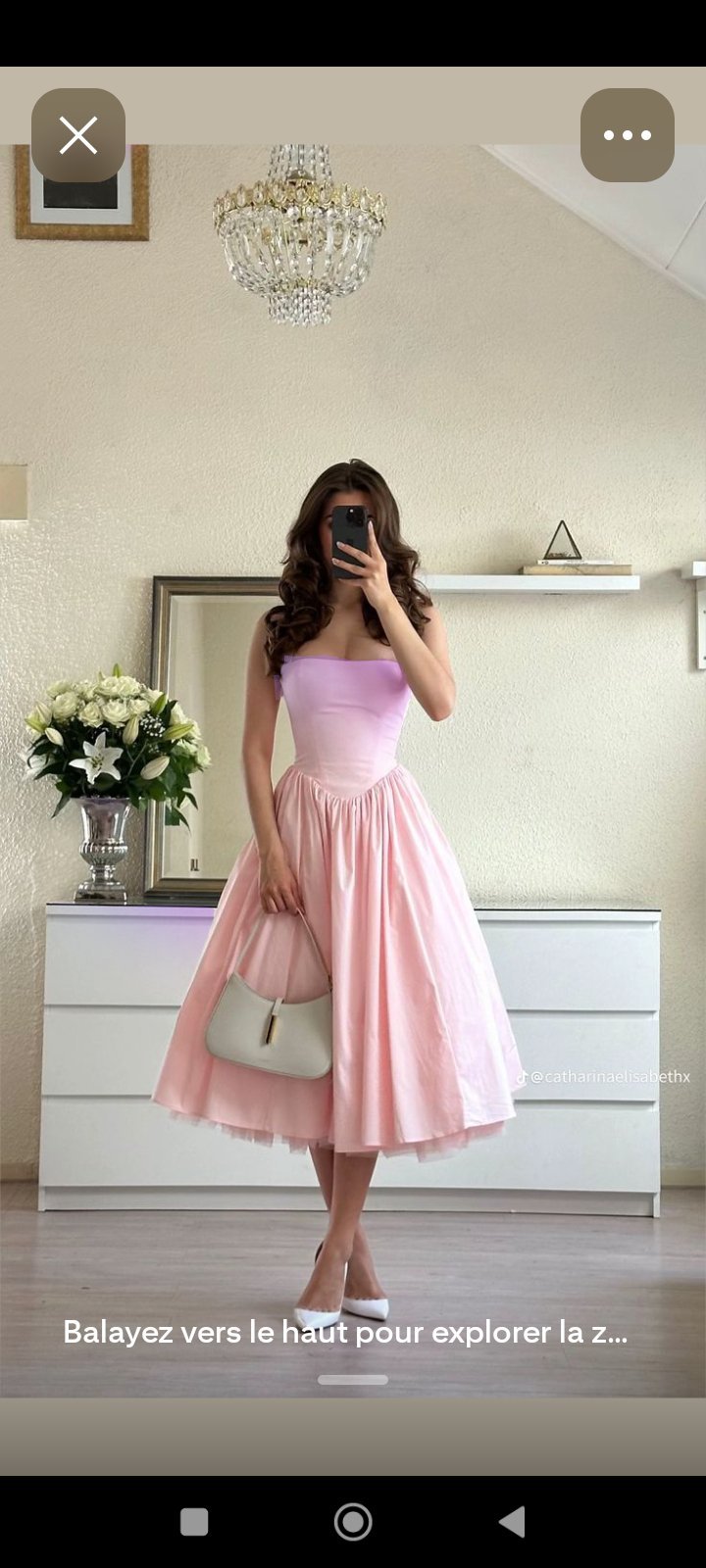 Robe roseee 
