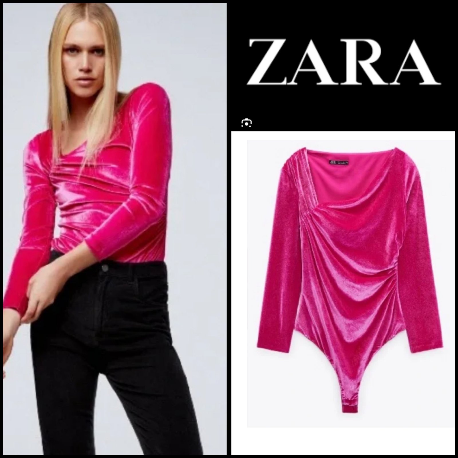 Jolie body valvet zara 