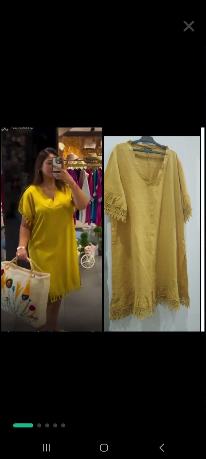 Robe en lin made in italie 