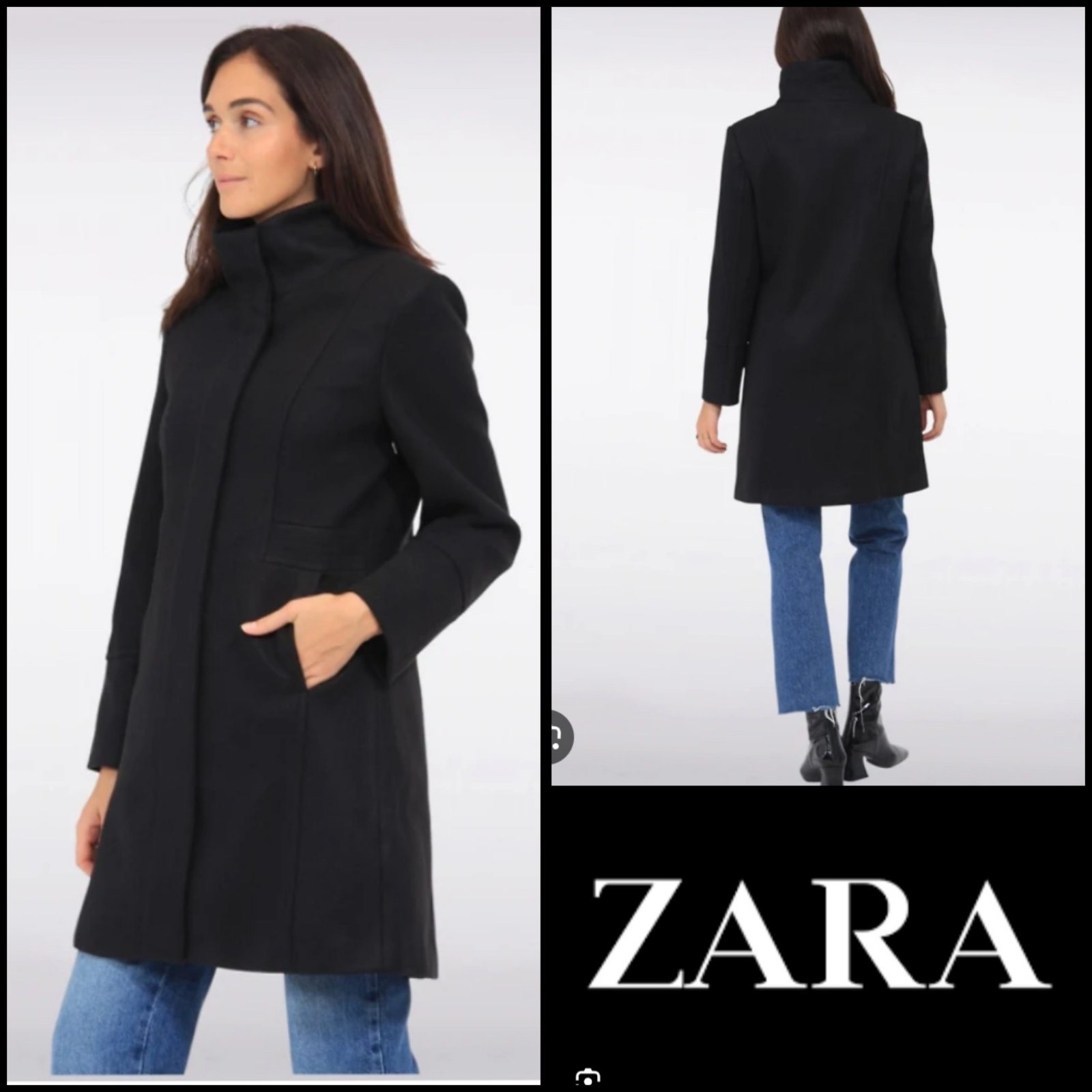 Jolie manteau zara 80% Laine