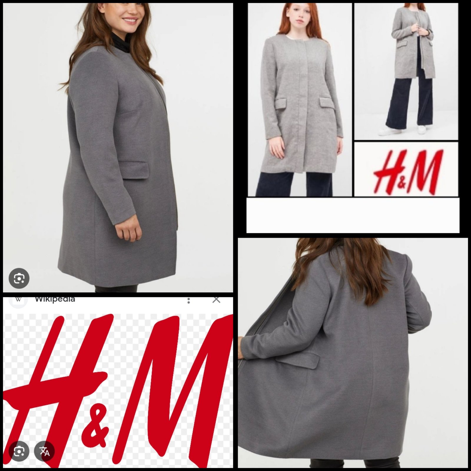 Jolie manteau h&m  laine 8