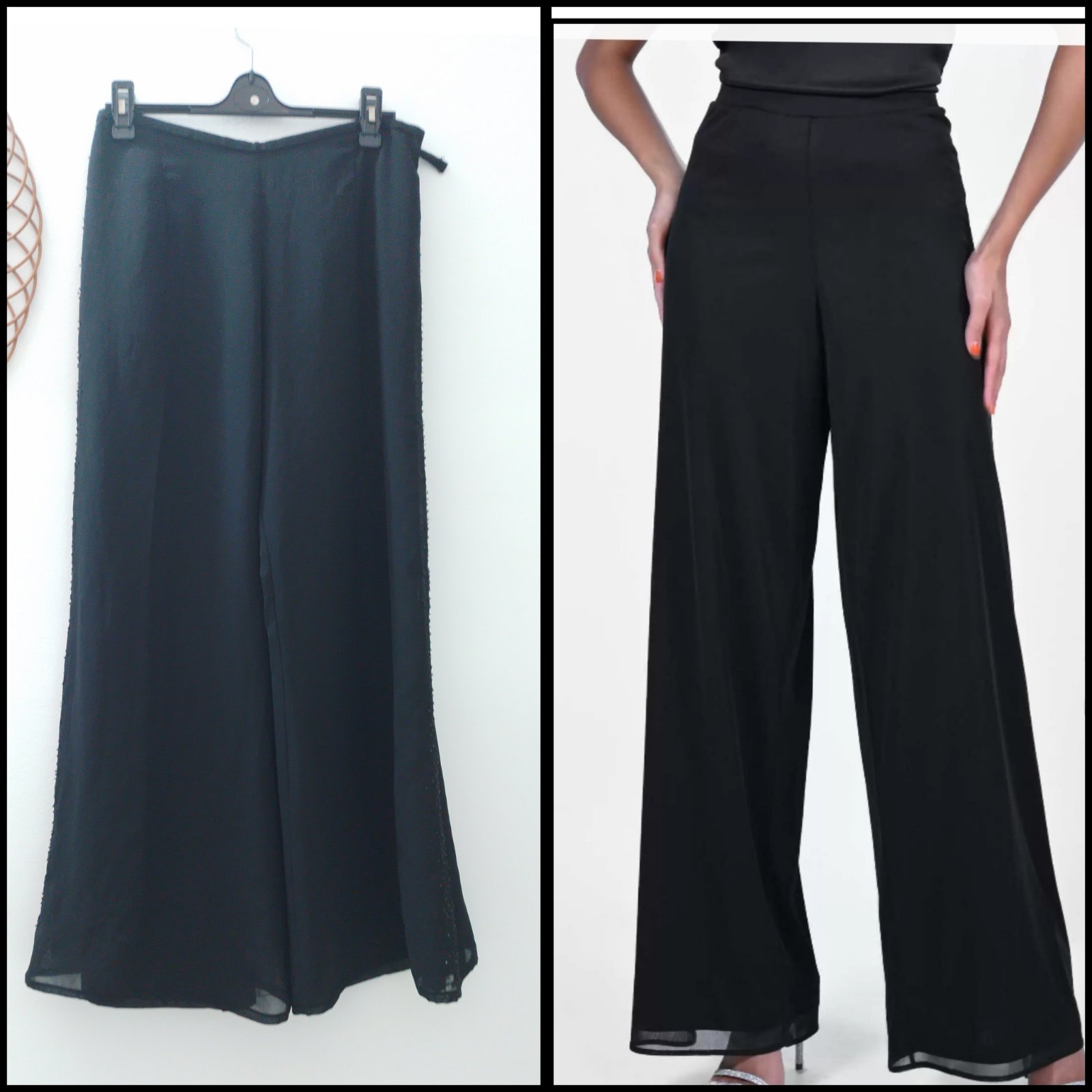 Pantalon large moussline 