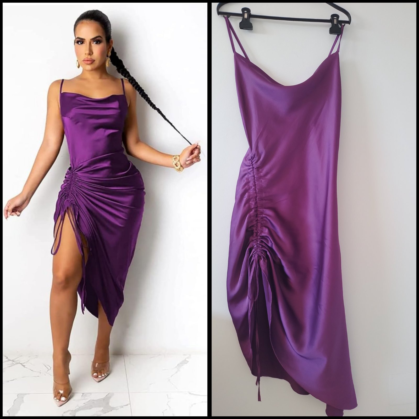 Jolie robe satiné 