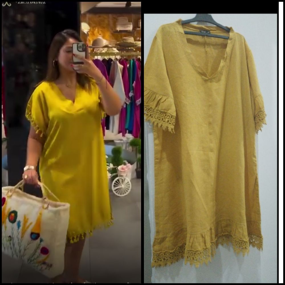 Jolie robe en lin 