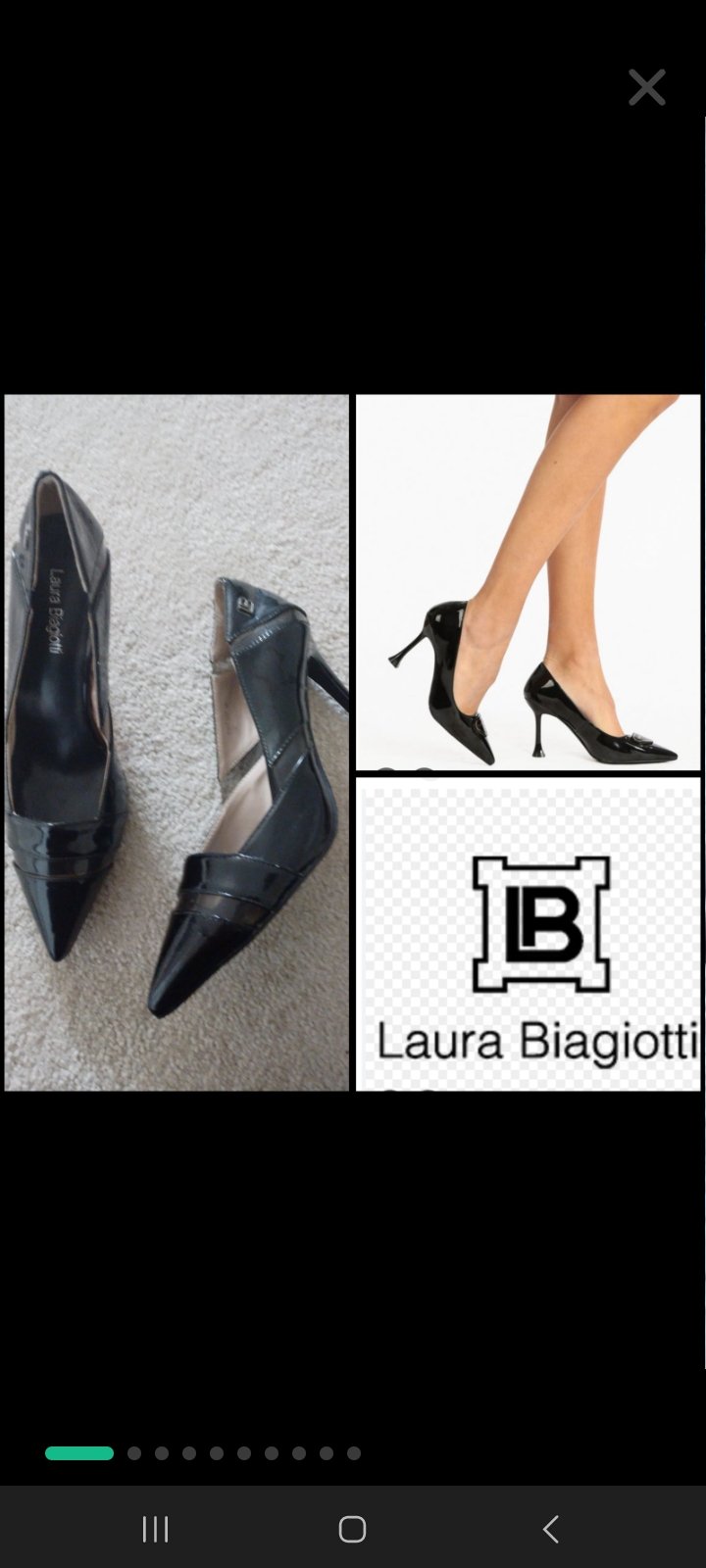 Magnifique escarpin Laura Biagiotti